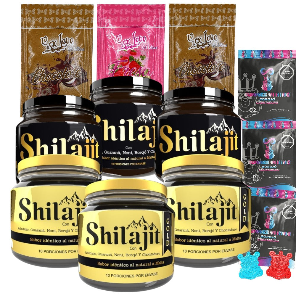 Sixpack Shilajit Original y Gold Obsequi