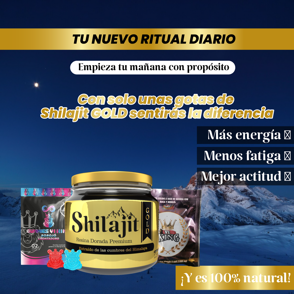 Sixpack Shilajit Original y Gold Obsequi
